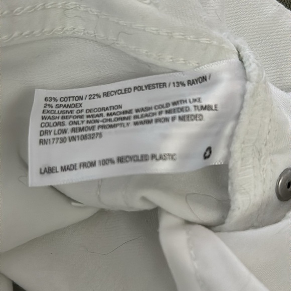 CAT & JACK White Denim Shorts Girls S (6/6X) - Picture 3 of 9